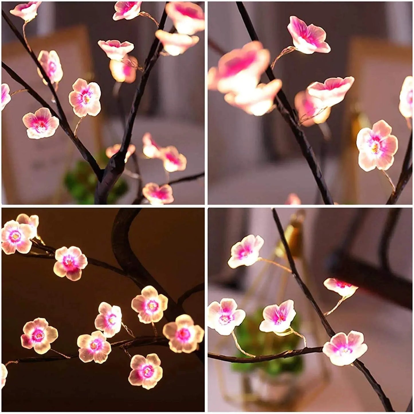 LED Bonsai Cherry Blossom Night Light