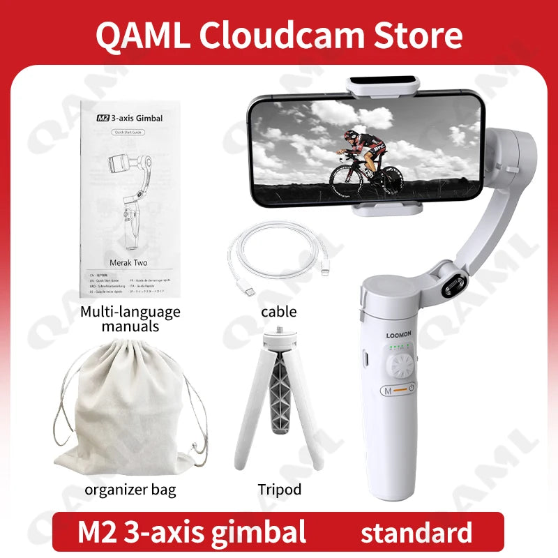 360° Rotation Gimbal Stabilizer Selfie Stick