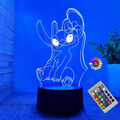 3D Illusion Stitch Night Light