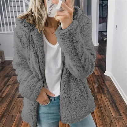 Women’s Plush Hooded Sweatshirt