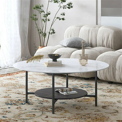 2-Tier Round Coffee Table