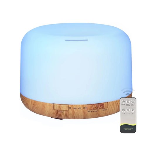 500ML USB Wood Grain Aroma Diffuser