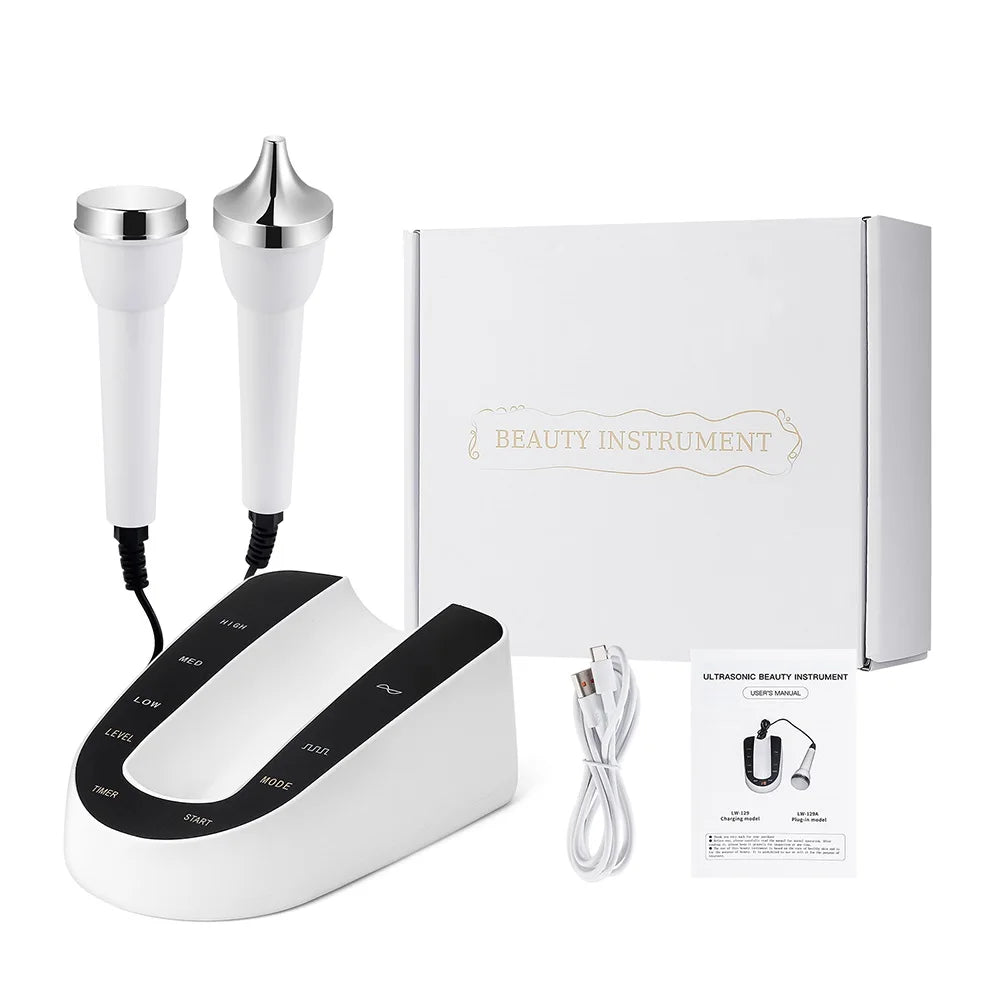 Ultrasound Skin Care Machine for Face Lifting, Eye Massager, SPA