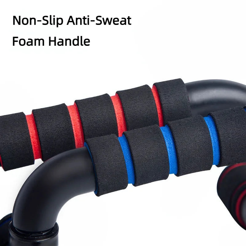 Non-Slip Push Up Bars H-Shaped Support for Arm Chest Training