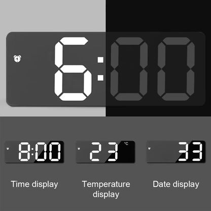 Smart Mirror LED Alarm Clock