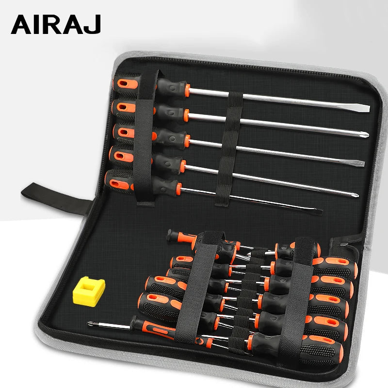 AIRAJ Insulated Screwdriver Set with Magnetizer for Appliance Repair