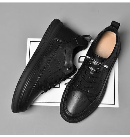 Casual Men Elevator Shoes Height Increase Shoes for Men Height Increase White Shoes Black Shoes 6CM Tall Shoes Lift Sneakers