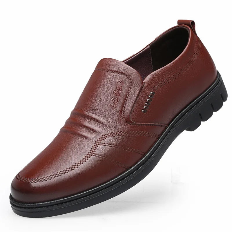 Slip-On Leather Loafers