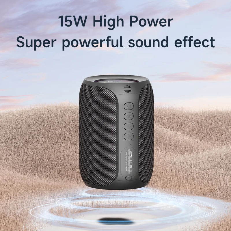 Zealot-S32PRO Powerful Bluetooth Speaker, Bass Wireless, LED Light, Outdoor Speakers, Subwoofer, Waterproof Sound Box Support