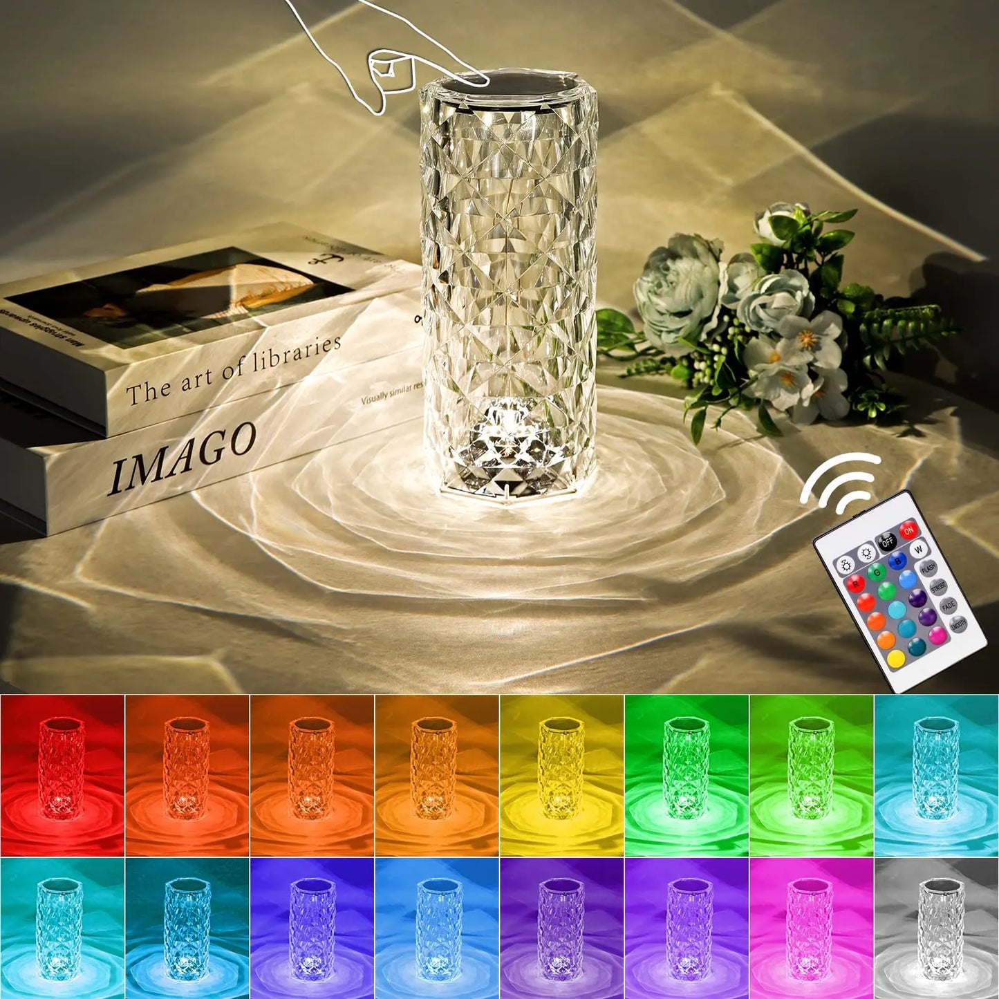 Touch Control Crystal Lamp