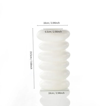 Plastic Spiral Decorative Vase