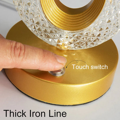 Crystal LED Table Lamp with Remote