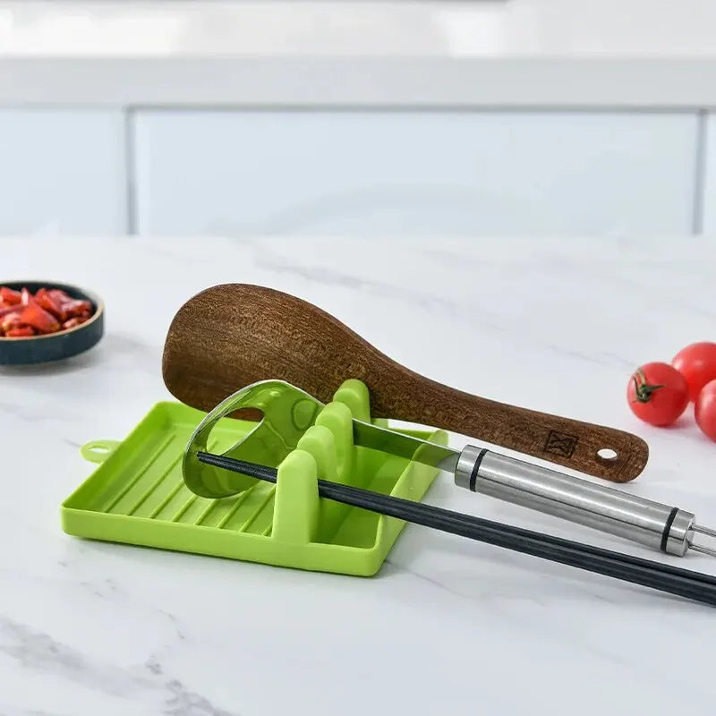 Kitchen Spatula and Pot Lid Rack, Spoon & Chopstick Holder