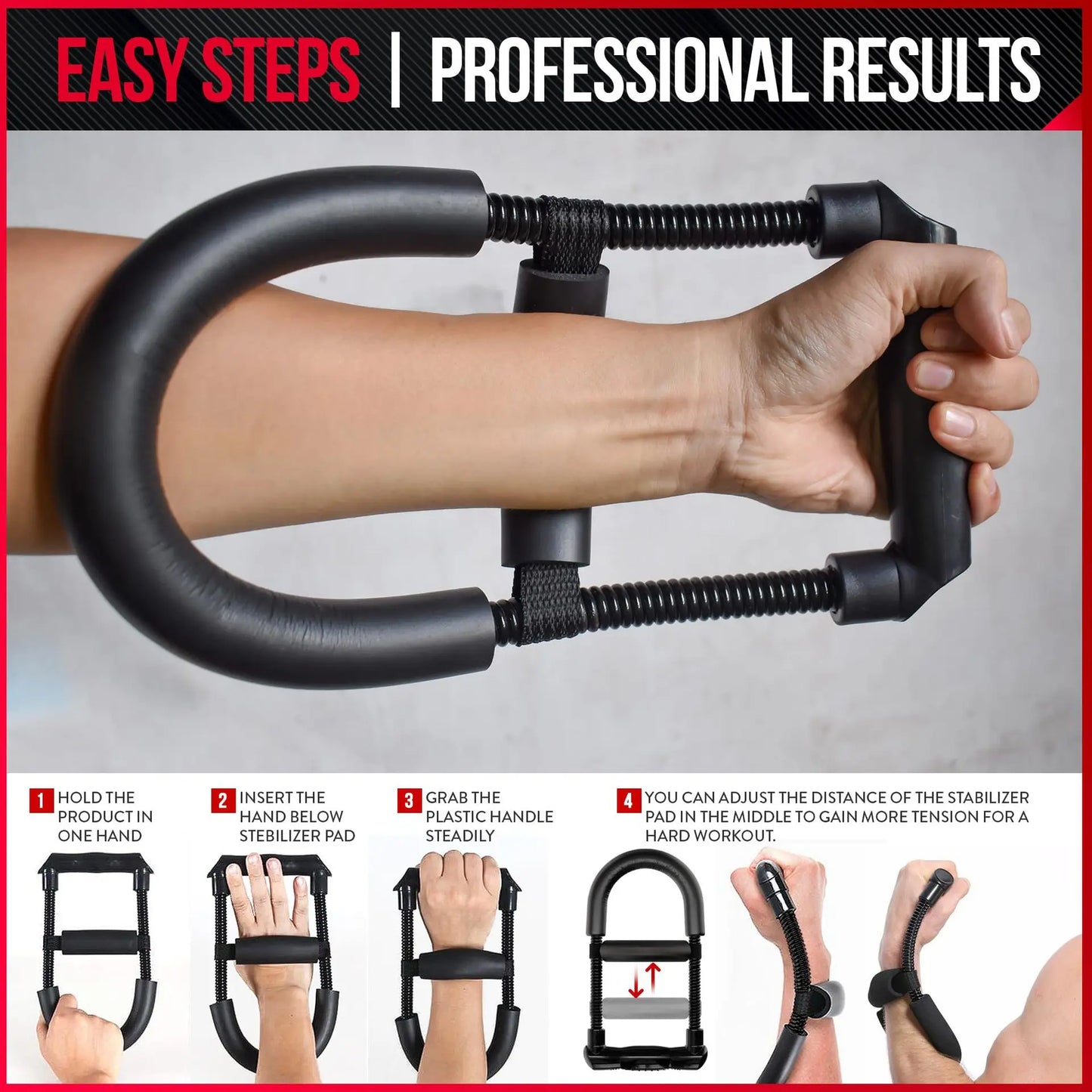 Wrist Muscles Power Exerciser Strength Training Arm Fitness Equipment