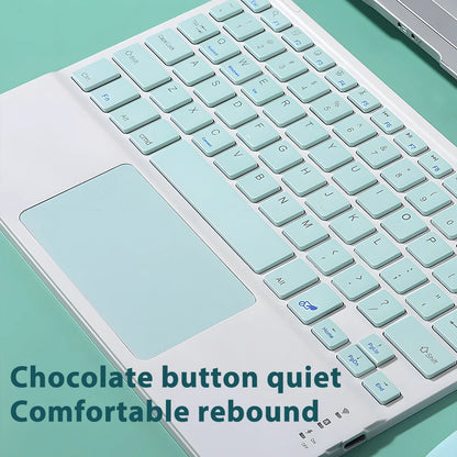 CASEPOKE Wireless Keyboard with Touchpad for iPad, Android, Windows