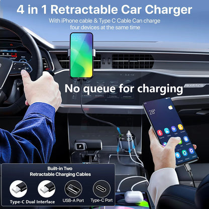 4-in-1 Fast Car Charger